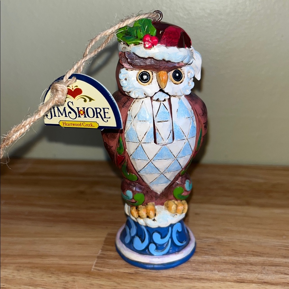 Jim Shore  2013 Christmas Owl Nutcracker Hanging Ornament with tag no box